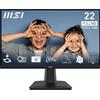 MSI PRO MP225V MONITOR, 21,45 ", Full-HD, 1920 x 1080 Pixel, tempo di risposta 1 ms, refresh rate 100 Hz