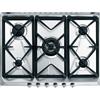 SMEG SRV576GH5 PIANO COTTURA GAS, 5 zone di cottura, dimensioni: L 68,5 cm, P 50 piano in Acciaio inossidabile, Inox Satinato