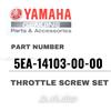 Yamaha SET VITI ACCELERATORE YAMAHA ricambi originali OEM 5EA-14103-00-00 per FZ1