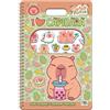 PON PON EDIZIONI I love capibara. Puffy sticker. I love scrapbooks. Ediz. a colori. Ediz. a spirale. Con Adesivi