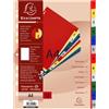 EXACOMPTA Divisori numerici 1-12 A4 - Ppl opaco Colori assortiti 46971E Exacompta 1512E