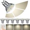 EACLL Lampadine LED GU10 10W 3 livelli Dimmerabile, Pacco da 6, Equivalenti a 125W Alogena, 940lm Bianco Naturale 4000K, Faretti senza Sfarfallio, 120° LED Spot, 3 Luminosità con Funzione di Memoria