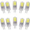 ZHIYUE Lampadine LED G4 3W AC 220-240V Bianco Freddo 6000k 300LM Non Dimmerabili Sostituisci Lampadina Alogena 30W,Bi-Pin G4 Base Tipo JC Lampadari Soggiorno, Lampade Da Parete (10 Pezzi)