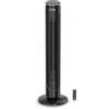 Brandson - Ventilatore a torre con telecomando - vano aroma - molto silenzioso - oscillazione - timer - 4 modalità - 5 livelli di velocità - indicatore LED - nero