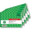 Sigel SD022 blocco di ricevute, falsificabili, formato A6 orizzontale, 2 x 40 fogli, carta copiativa 5 pezzi