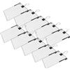 ToolSpace Griglia per Pittura Zincata Retine per Rullo Vernice 25 cm Grata Griglie Lavabile Riutilizzabile con Ganci per Secchio Rerte Uso Interno Esterno Antiruggine - 30x26 cm Set 10 Pezzi