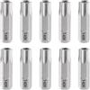 QUARKZMAN 10pz Punte Cacciavite Torx T40H 1/4 Esagonale 25mm/1 Lunghezza Stelle Magnetiche a 6 Punti in Acciaio S2 con Testa Esagonale Punte Cacciavite con Foro