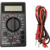 JZK DT-830D multimetro digitale professionale, voltmetro AC DC, amperometro DC, ohmmetro, LCD display, batteria inclusa