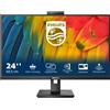 Philips Serie 5000 24B1U5301H/00 Monitor PC 60,5 cm [23.8] 1920 x 1080 Pixel Full HD LCD Nero (Philips 24B1U5301H - Series monitor a LED USB 23.8 [1080p] @ 75 Hz IPS 300 cd/mÃ‚Â² 1000:1 4 ms HDMI, DisplayPort, US [24B1U5301H/00]