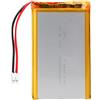 Sunkoo Batteria ai polimeri di litio 3,7 V 10000 mAh 1160100 ricaricabile con cavo connettore JST per altoparlanti e dispositivi wireless