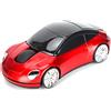 Leapiture Mouse Wireless, Mouse da Gioco a Forma di Auto Intelligente Mouse Cordless 2.4G Mouse Ricaricabile Ad Alto DPI con Ricevitore USB Per Tablet Computer Portatile da Ufficio(Rosso)