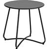 BIZZOTTO ANDREA SPA Tavolino Rotondo Austin Ø45x45 cm, Acciaio per Interno ed Esterno