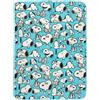 Silver Buffalo Peanuts Snoopy Multi Pose Expression - Coperta in pile, 114,3 x 152,4 cm, morbida e accogliente, 180 g/m²
