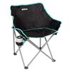 AKTIVE Sedia da campeggio pieghevole 50x47x74 cm con portabicchieri, Robusta struttura in acciaio, Ideale per campeggio, spiaggia e montagna (63125)