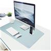GUBEE PU Cuoio Pad da Ufficio Multifunzionale,Impermeabile Antiscivolo Anti-sporco Tappetini Mouse per Ufficio, Casa e Viaggi-Large Size 900x400x2mm(blu)