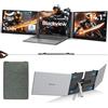 Blackview DCM6 Monitor Portatile per Laptop 14 FHD 1080P IPS Doppio Schermo PC Portatile HDMI/USB-A/Type-C Plug and Play, per 13.3 -17.3 Mac, Windows,Android,Chrome,Switch,PS5 (0.9Kg)