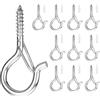 20PCS Ganci a vite per soffitto a parete vintage, ganci a vite per soffitto Ganci per tazza per utensili da cucina da giardino (bronzo