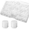 QfwdfcTrenz 100 PZ Viti di fissaggio in plastica per cerniere 8,6 x 10 mm Viti di espansione per cerniere per pentola per la riparazione di mobili da armadio Viti di posizionamento per accessori per mobili
