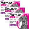 Frontline Tri-Act Antiparassitario Per Cani Contro Parassiti E Insetti Volanti 20-40Kg KIT 9 PIPETTE