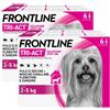 Frontline Tri-Act Antiparassitario Per Cani Contro Parassiti E Insetti Volanti 2-5Kg KIT 12 PIPETTE