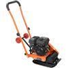 VEVOR Compattatore Piastra Vibrante a Benzina 8 kN 2 CV, Piastra Vibrante per Lavori di Pavimentazioni Paesaggistica Asfalto, Compattatore del Terreno 5250 giri/min Area di Compattazione 41 x 31,5 cm