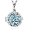 AEONSLOVE Ciondolo Chiama Angeli Gravidanza Collana Donna per Gravidanza Maternita Richiamo degli Angeli Bola Messicana Regalo Neo Mamme