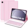 Hofsos Custodia per tastiera per Samsung Galaxy Tab A9 da 8,7 pollici 2023 SM-X110/X115/X117 - Custodia sottile per tablet A9 con tastiera wireless Bluetooth staccabile, porta penna S per Samsung