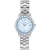 Breil, Collezione Glow and Go, Orologio Donna, Orologio Solo Tempo al Quarzo con Cassa in Acciaio Lucido da 30 mm, Lunetta con Cristalli Baguette e Quadrante in Madreperla, WR 5 ATM, Idea Regalo Donna