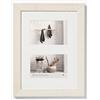 walther design Bianco Crema 2X 10x15 cm Galleria con passe-partout, Cornice Home in Legno HO215W