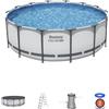 Bestway Set piscina grigio chiaro da 427x122 cm