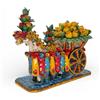 CERAMICHE CALTAGIRONE Carretto Siciliano Ceramica Caltagirone Limoni cm 35