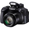 Canon Macchina fotografica compatta PowerShot SX60 HS - Nero + Canon Zoom Lens 60x IS 21-1365mm f/3.4-6.5 f/3.4-6.5 - refurbished