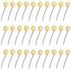 Zeaying 30 Pezzi Dischi Piezo Pickup, 27mm Disco Piezoelettrico, Pickup Piezoelettrico, Trasduttore Pickup Acustico, Disco Pickup, per Orologi, Chitarre Acustiche, Campanelli Elettronici