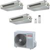 Toshiba - Climatizzatore Toshiba Canalizzabile ribassata trial split 7000+7000+13000 Btu RAS-3M18G3AVG-E inverter R32 A+++