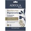 Consulteam Adegua - Maschera viso in tessuto ad azione idratante e anti-età, 1 maschera da 15 ml