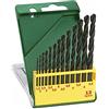 Bosch Home and Garden 2607019441 Set Misto, 13 Punte Metallo, Nero, HSS-R 1.5-6.5 mm