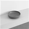 Cielo Lavabo da appoggio Tondo Shui Bacinella - Cemento Matt Ø 45 H 12,50 cm