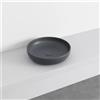Cielo Lavabo da appoggio Tondo Shui Bacinella - Basalto Matt Ø 45 H 12,50 cm
