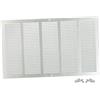 Steinberg14 Griglia di Ventilazione Rettangolare 500x300 mm - Griglie di Aerazione in Metallo Zincato - Serranda di Scarico dell'aria con Zanzariera - Copri Bocchetta Interna a Parete e a Soffitto