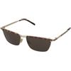 Saint Laurent SL 795 Joe 001 | Occhiali da Sole Graduati o Non Graduati | Prova Online | Metallo | Quadrati | Oro | Adrialenti