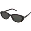Saint Laurent SL M154 002 | Occhiali da Sole Graduati o Non Graduati | Prova Online | Plastica | Ovali / Ellittici | Marrone, Havana | Adrialenti