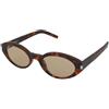 Saint Laurent SL 567 008 | Occhiali da Sole Graduati o Non Graduati | Plastica | Ovali / Ellittici | Marrone, Havana | Adrialenti