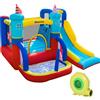 Easycomfort Castello Gonfiabile 4 in 1 Bimbi 3-8 Anni, Scivolo e Piscina, 265x260x200cm