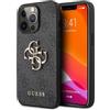 Guess GUHCP13X4GMGGR - Custodia per iPhone 13 PRO Max 6,7, con Logo Big Metal