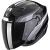 Scorpion casco jet Exo-230 Hipe - Nero Argento