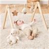 Nattou Arco in Legno e Poliestere con Pupazzetti TEDDY BEIGE