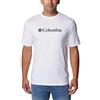 Columbia CSC Basic Logo Short Sleeve, Maglietta A Manica Corta Uomo, White, XXL
