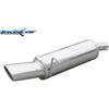 Inoxcar terminale 120x80mm INOXCAR FORD FIESTA 5° serie 02 1.4 TDCi 68CV 2002--