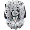 JYOKO KIDS Fodera per seggiolino auto in cotone compatibile con Cybex Aton Cloud-Q-M-2-4-5 (ATON 2, Black Star)