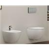 CERAMICA AZZURRA Sanitari Comoda sospesi senza brida cm. 54x36 con sedile sottile softclose di Ceramica Azzurra - Cod. Articolo: CMVCSPE54000BI+CMBIS005400MBI+COM1800/F